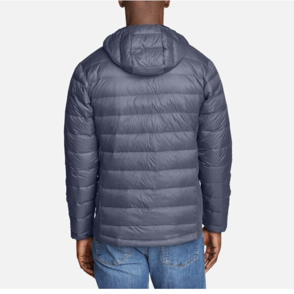 Eddie Bauer Men's Down Puffer Jacket Grey M - Picture 3 of 5